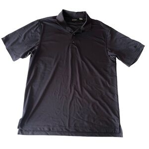 Monterey Club Black Bridgestone Collared Polo Shirt Sz XL